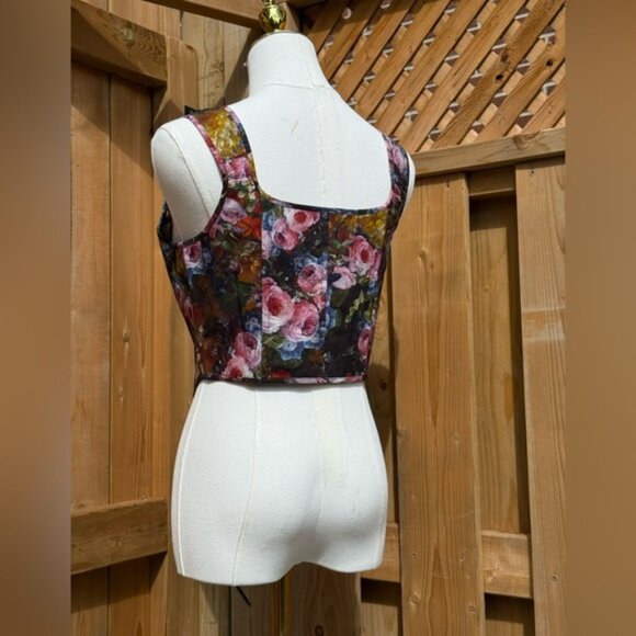 🆕 SELKIE 🧿 NWOT Genevieve Duchess Corset, Still Life Portrait - Sz L - Picture 9 of 16